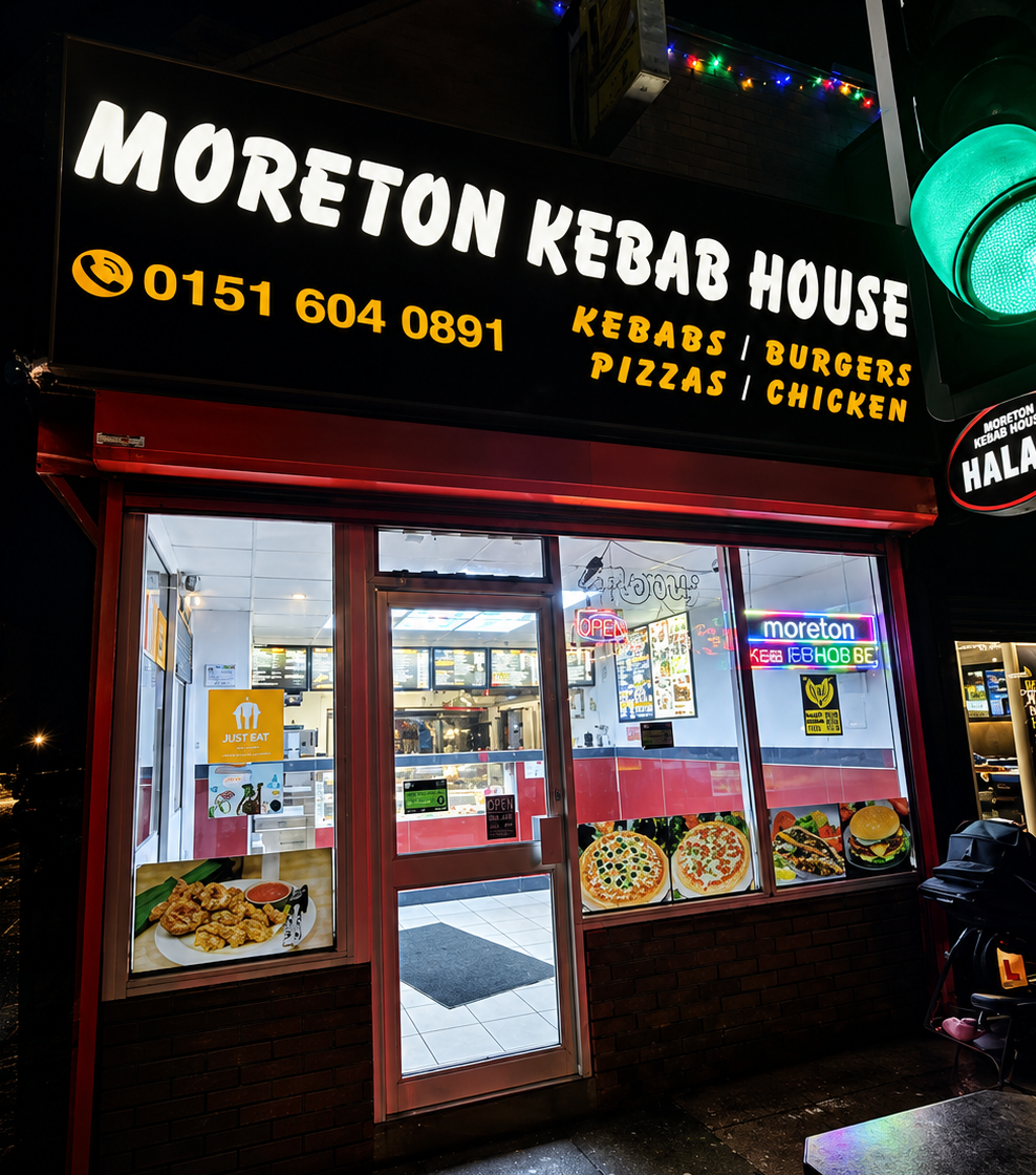 Moreton Kebab House shop front